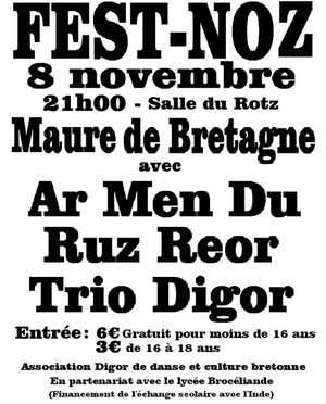 Fest Noz à Maure-de-Bretagne