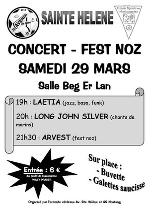 Concert et Fest-Noz à Sainte-Hélène