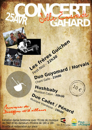 Concert et Fest-Noz à Gahard