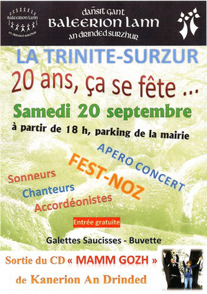 Concert et Fest-Noz à La Trinité-Surzur