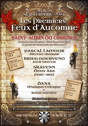 Concert et Fest-Noz à Saint-Aubin-du-Cormier